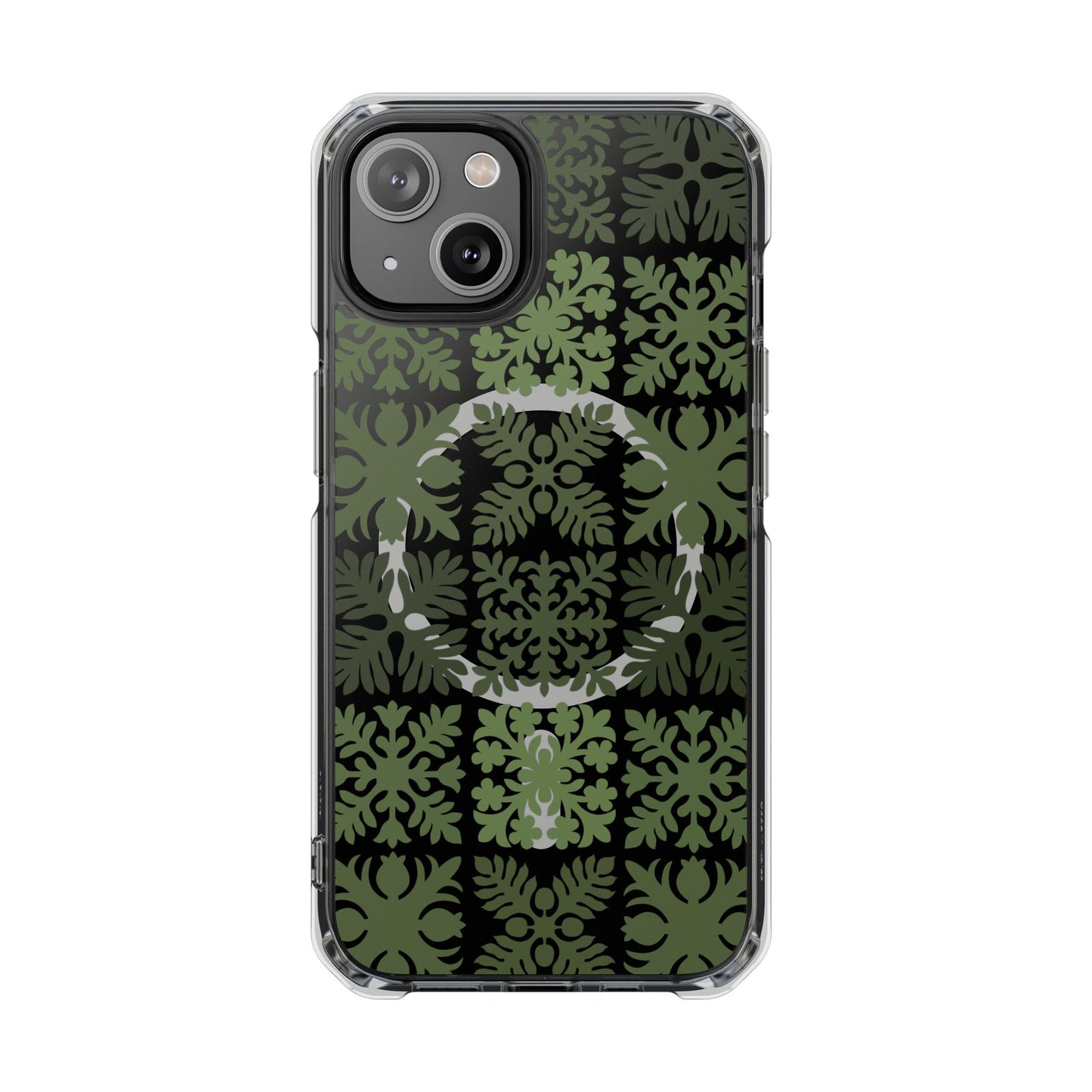 Clear Green Hawaiian Quilt MagSafe