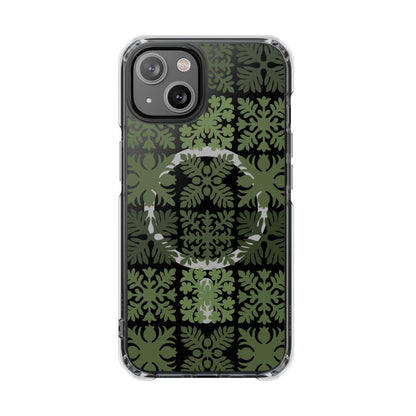 Clear Green Hawaiian Quilt MagSafe