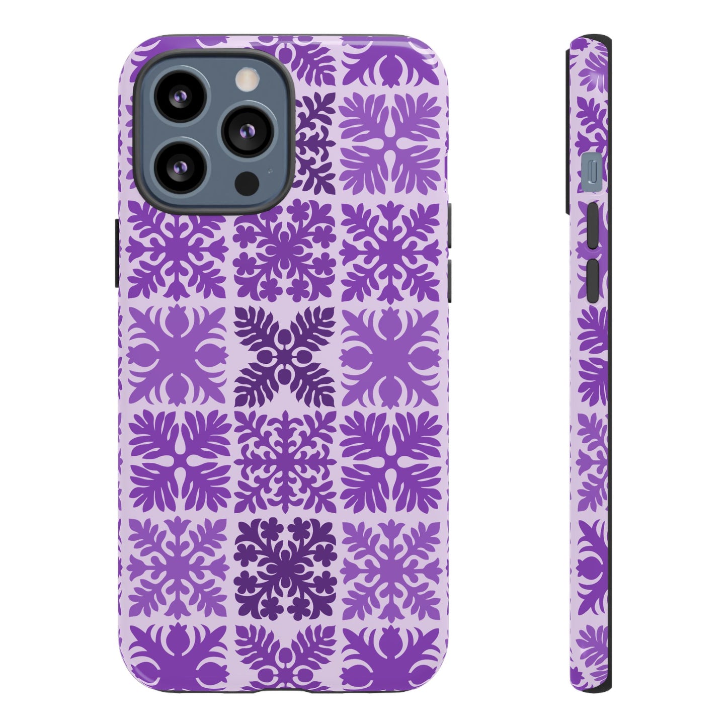 Light Purple Hawaiian Quilt Standard