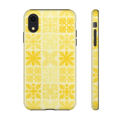 Yellow Hawaiian Quilt Standard
