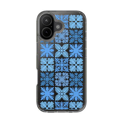 Clear Blue Hawaiian Quilt Standard