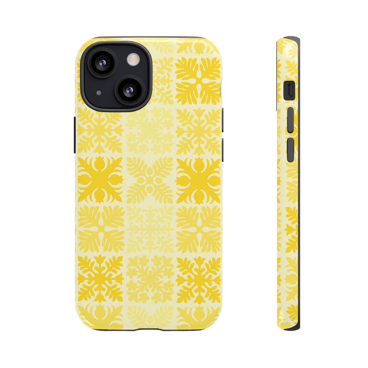 Yellow Hawaiian Quilt Standard