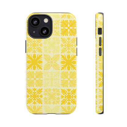 Yellow Hawaiian Quilt Standard