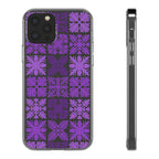 Clear Purple Hawaiian Quilt Standard