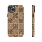 Light Brown Hawaiian Quilt Standard