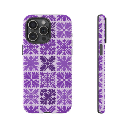 Light Purple Hawaiian Quilt Standard