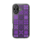 Clear Purple Hawaiian Quilt Standard