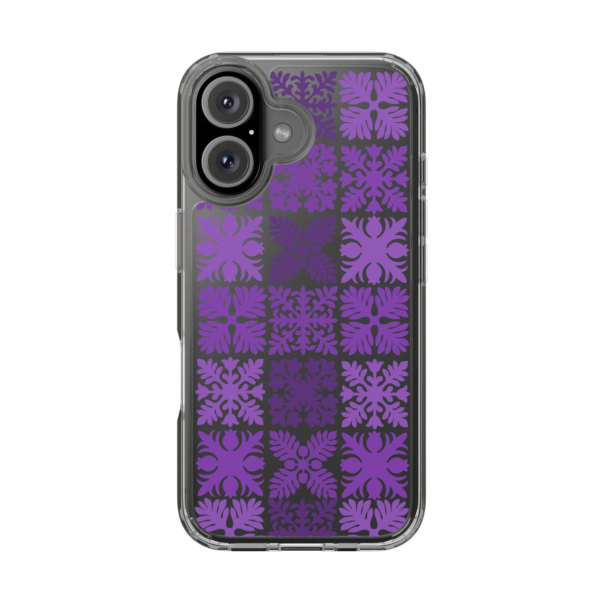 Clear Purple Hawaiian Quilt Standard