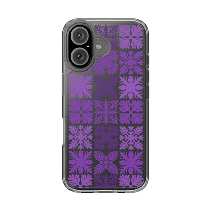 Clear Purple Hawaiian Quilt Standard