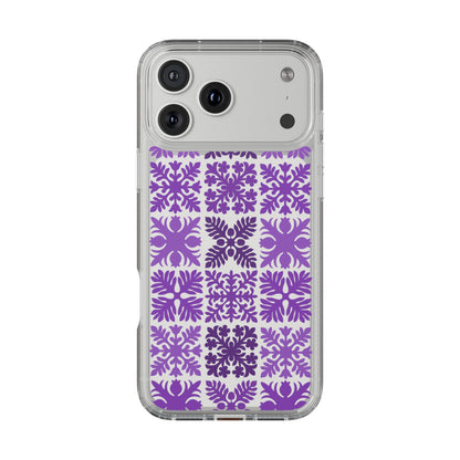 Clear Purple Hawaiian Quilt Standard