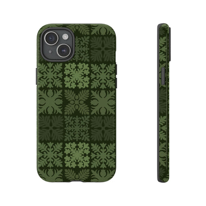 Green Hawaiian Quilt Standard