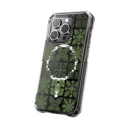 Clear Green Hawaiian Quilt MagSafe
