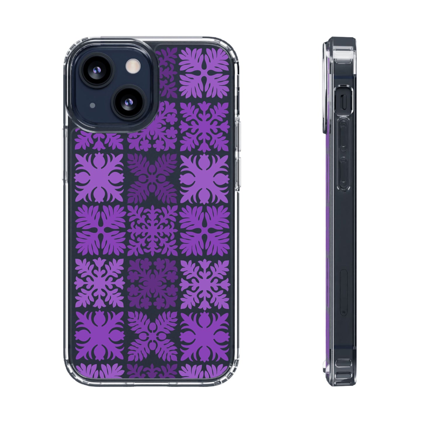 Clear Purple Hawaiian Quilt Standard
