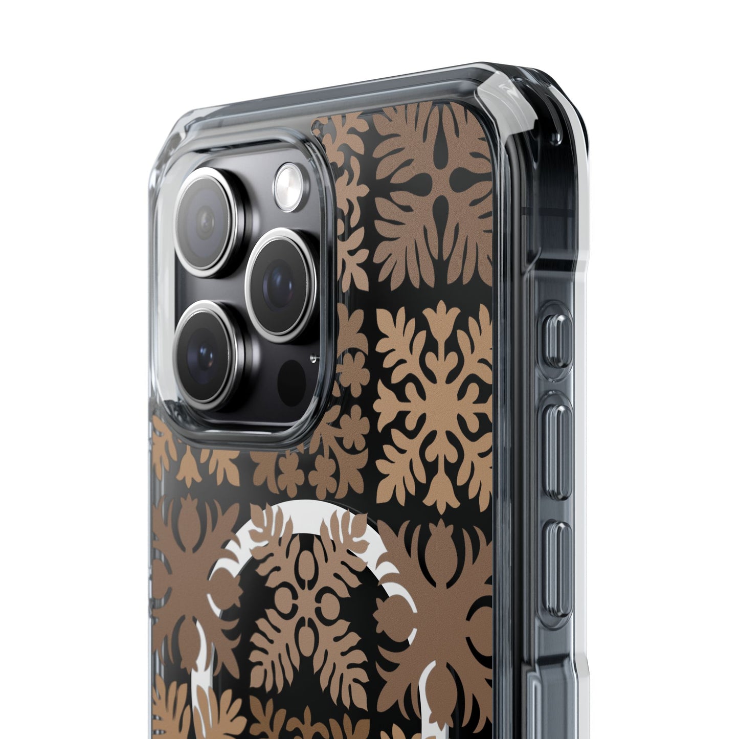 Clear Brown Hawaiian Quilt MagSafe