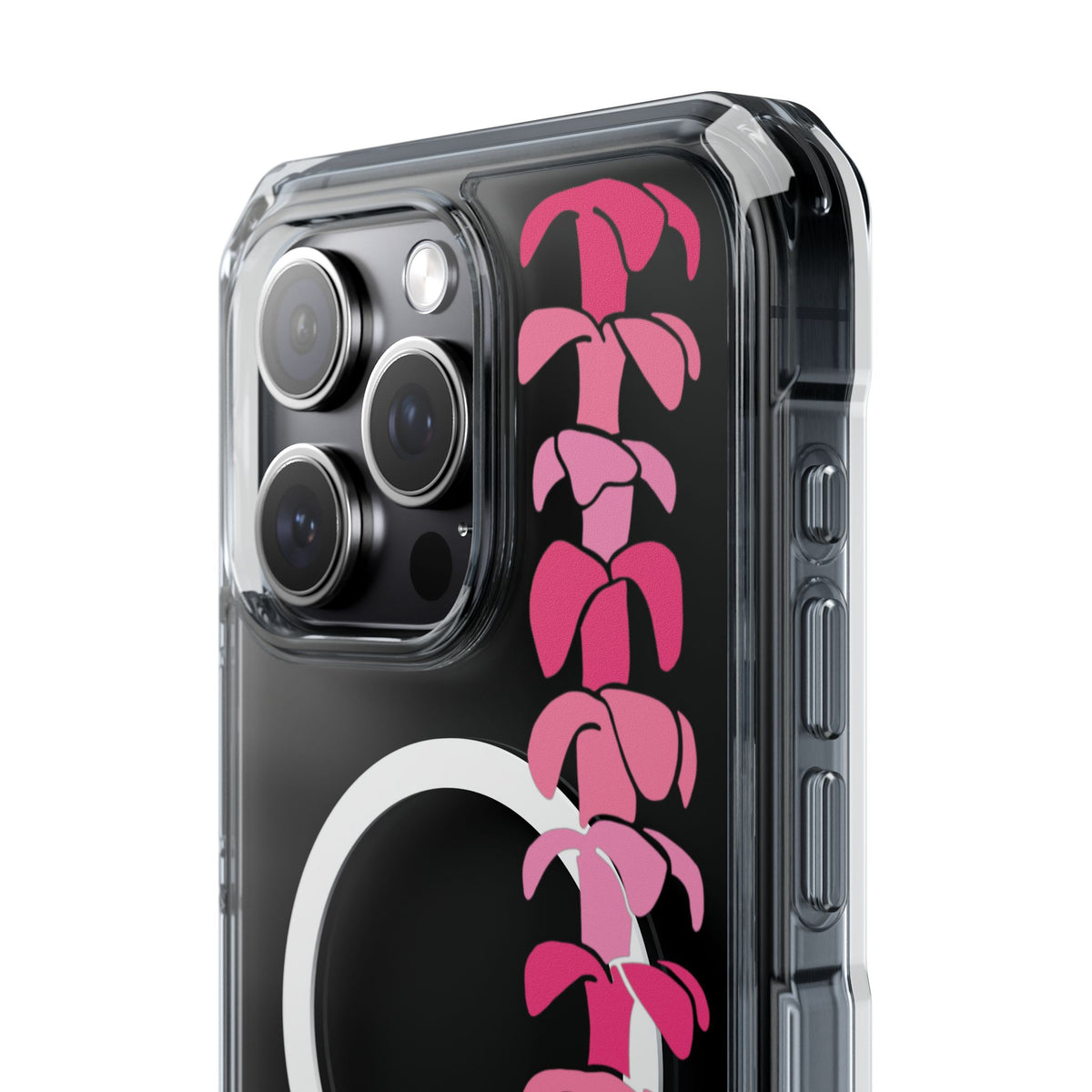 Clear Pink Puakenikeni MagSafe
