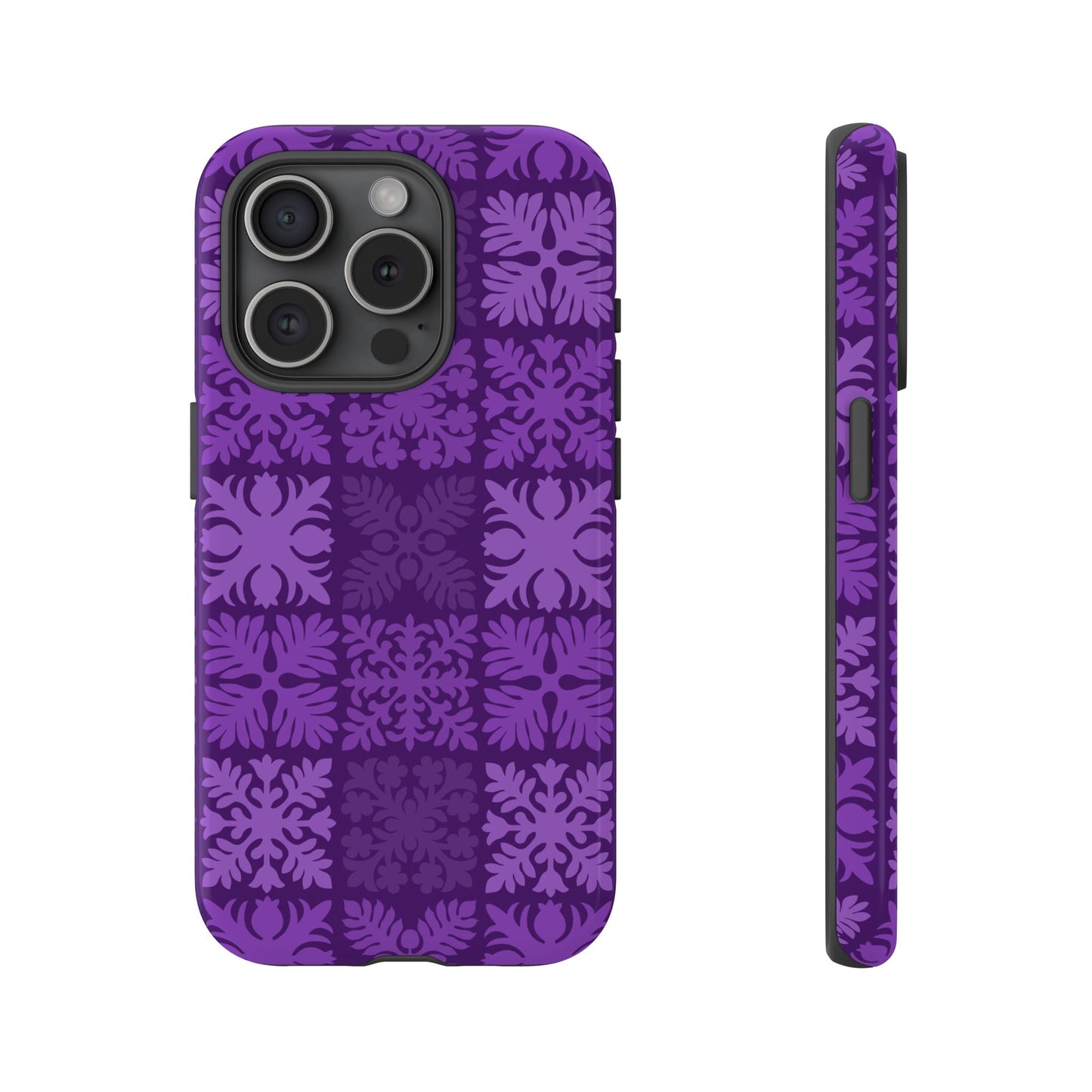 Purple Hawaiian Quilt Standard