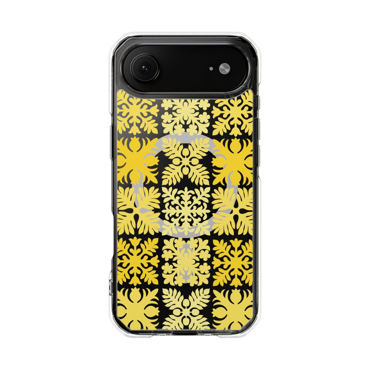 Clear Yellow Hawaiian Quilt MagSafe
