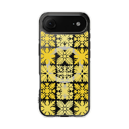 Clear Yellow Hawaiian Quilt MagSafe