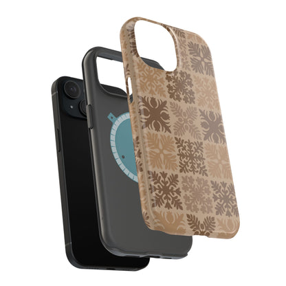 Light Brown Hawaiian Quilt MagSafe