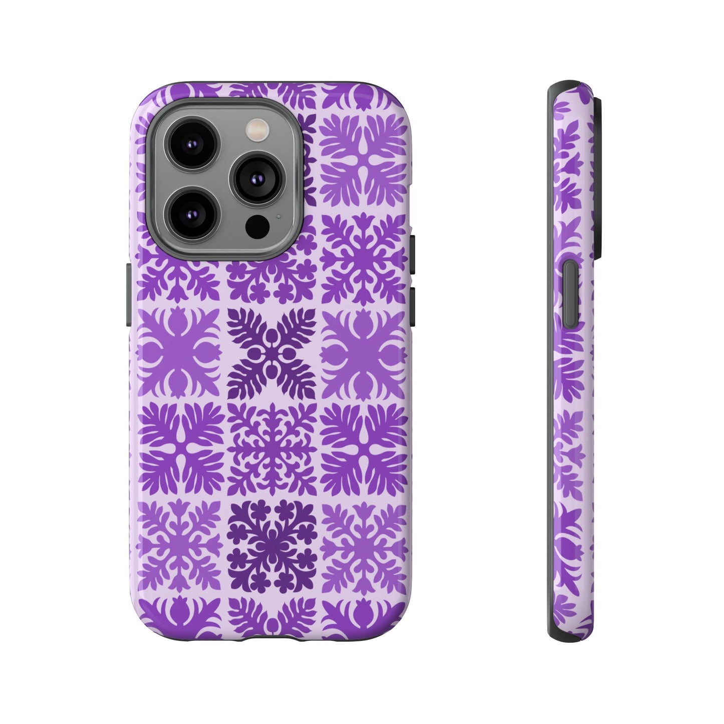 Light Purple Hawaiian Quilt Standard