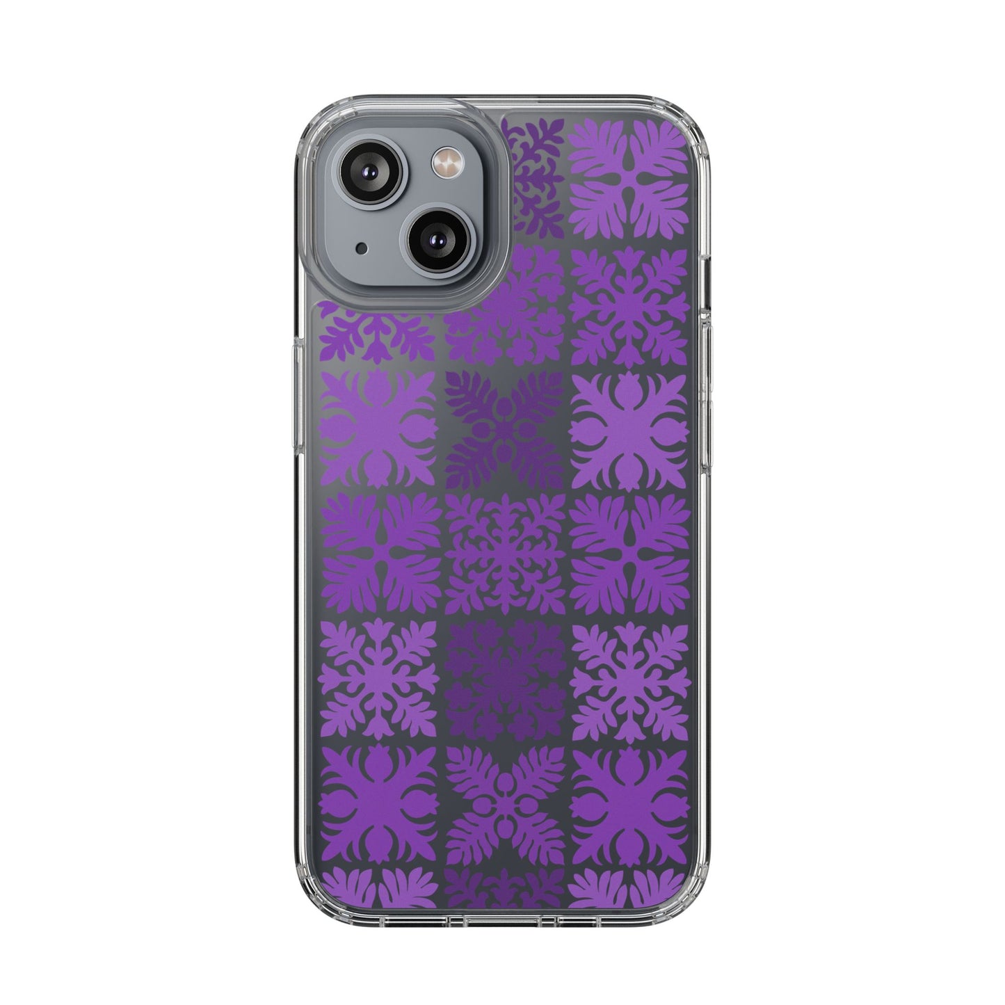 Clear Purple Hawaiian Quilt Standard