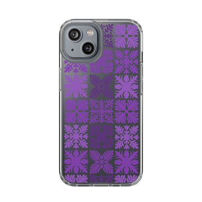 Clear Purple Hawaiian Quilt Standard