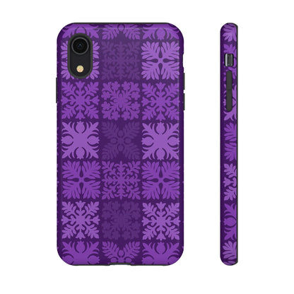 Purple Hawaiian Quilt Standard