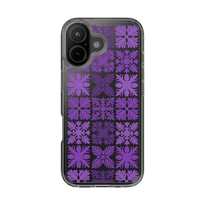 Clear Purple Hawaiian Quilt Standard