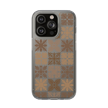 Clear Brown Hawaiian Quilt Standard