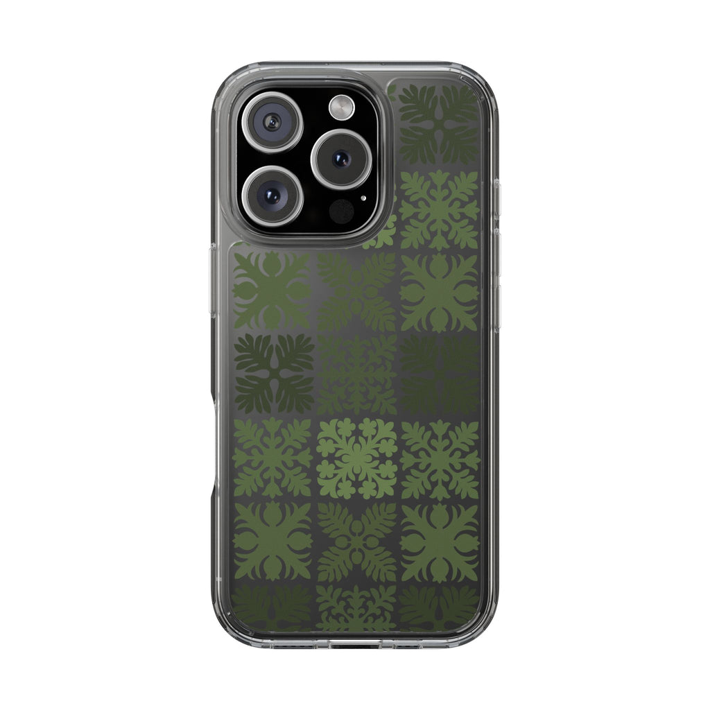 Clear Green Hawaiian Quilt Standard