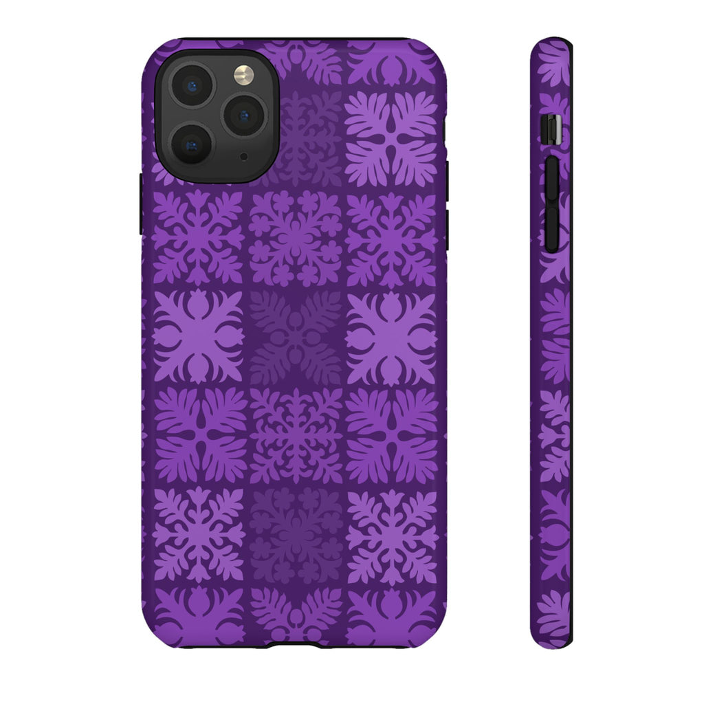 Purple Hawaiian Quilt Standard