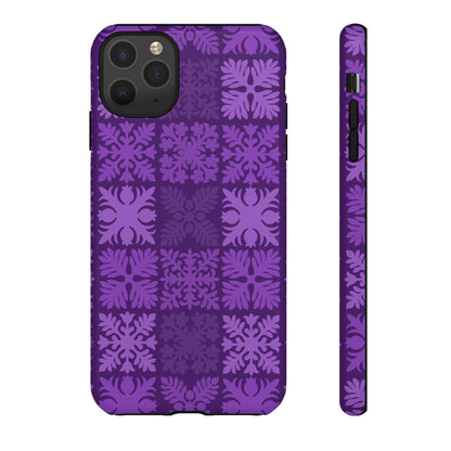 Purple Hawaiian Quilt Standard