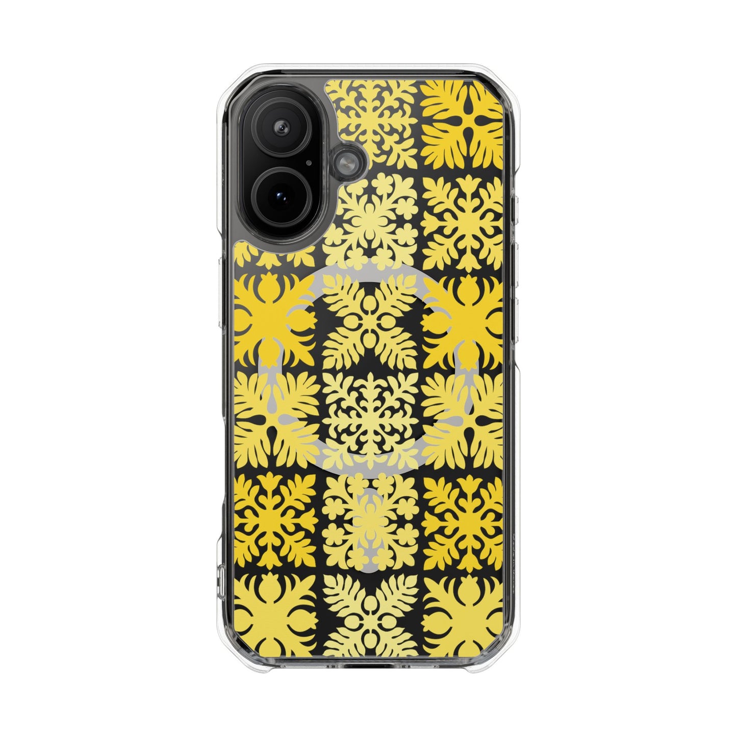 Clear Yellow Hawaiian Quilt MagSafe