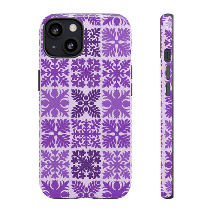 Light Purple Hawaiian Quilt Standard