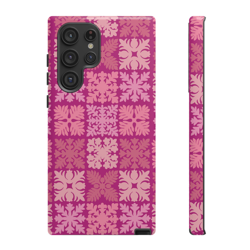 Pink Hawaiian Quilt Standard - Samsung Galaxy