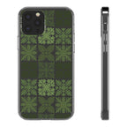 Clear Green Hawaiian Quilt Standard