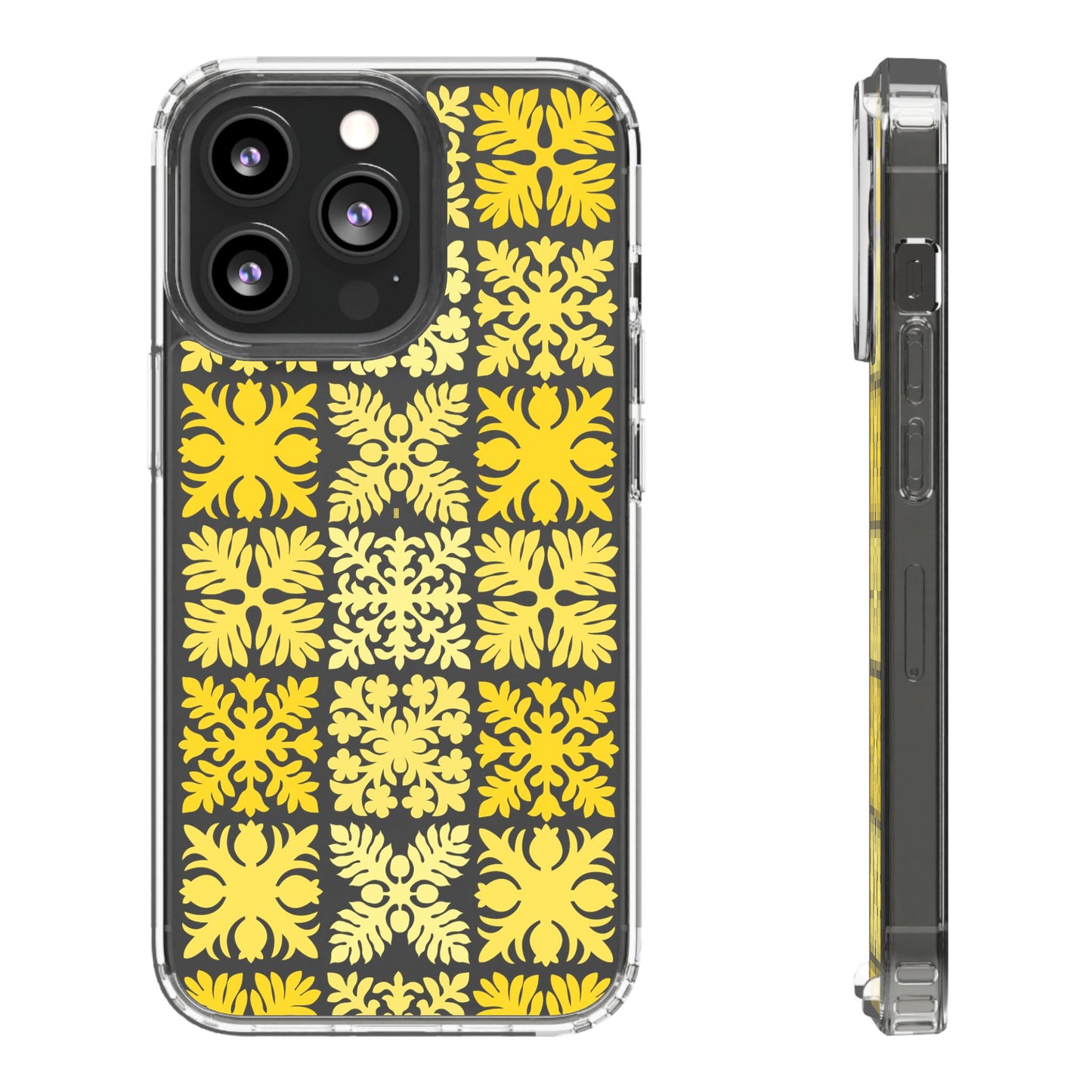 Clear Yellow Hawaiian Quilt Standard