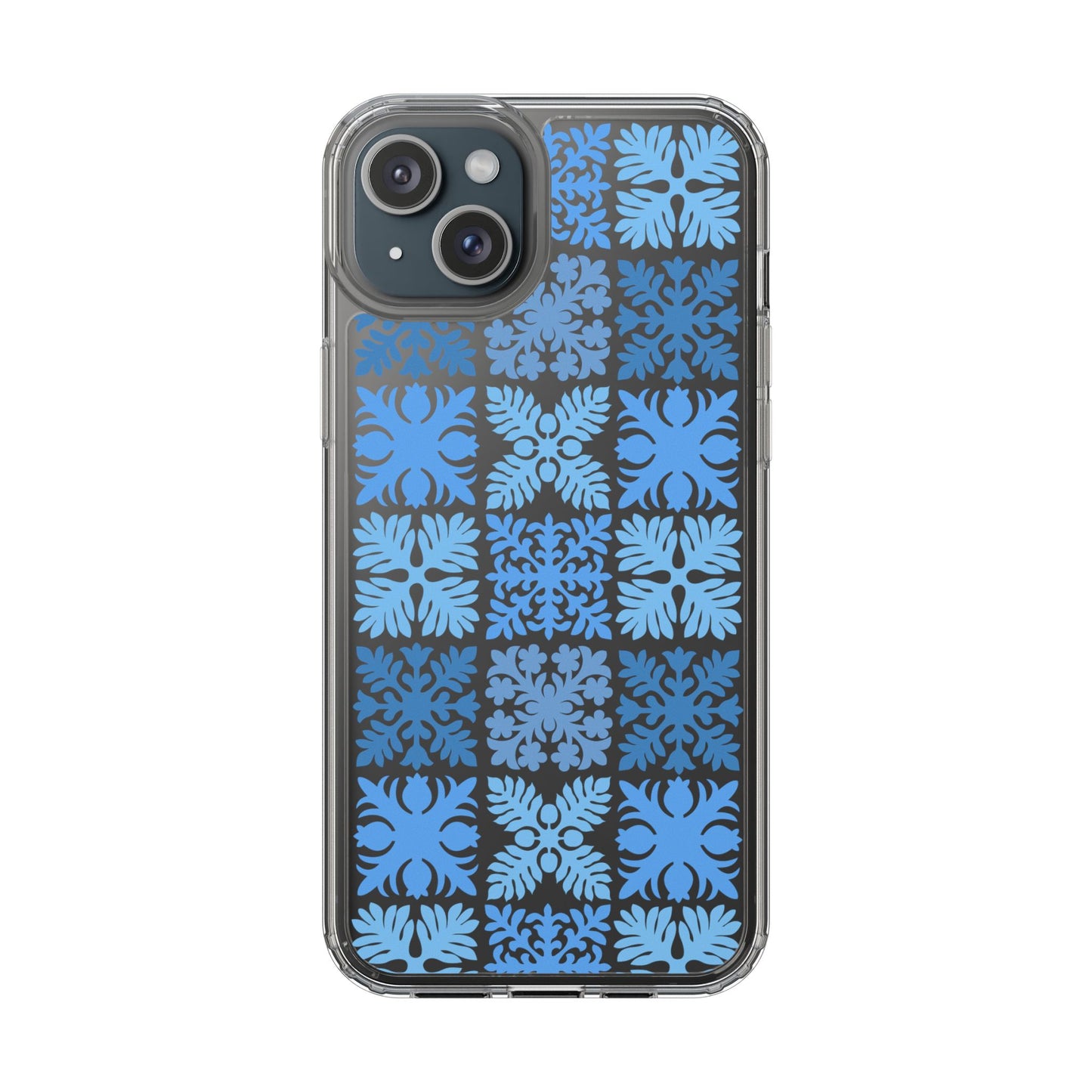 Clear Blue Hawaiian Quilt Standard