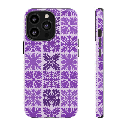 Light Purple Hawaiian Quilt Standard