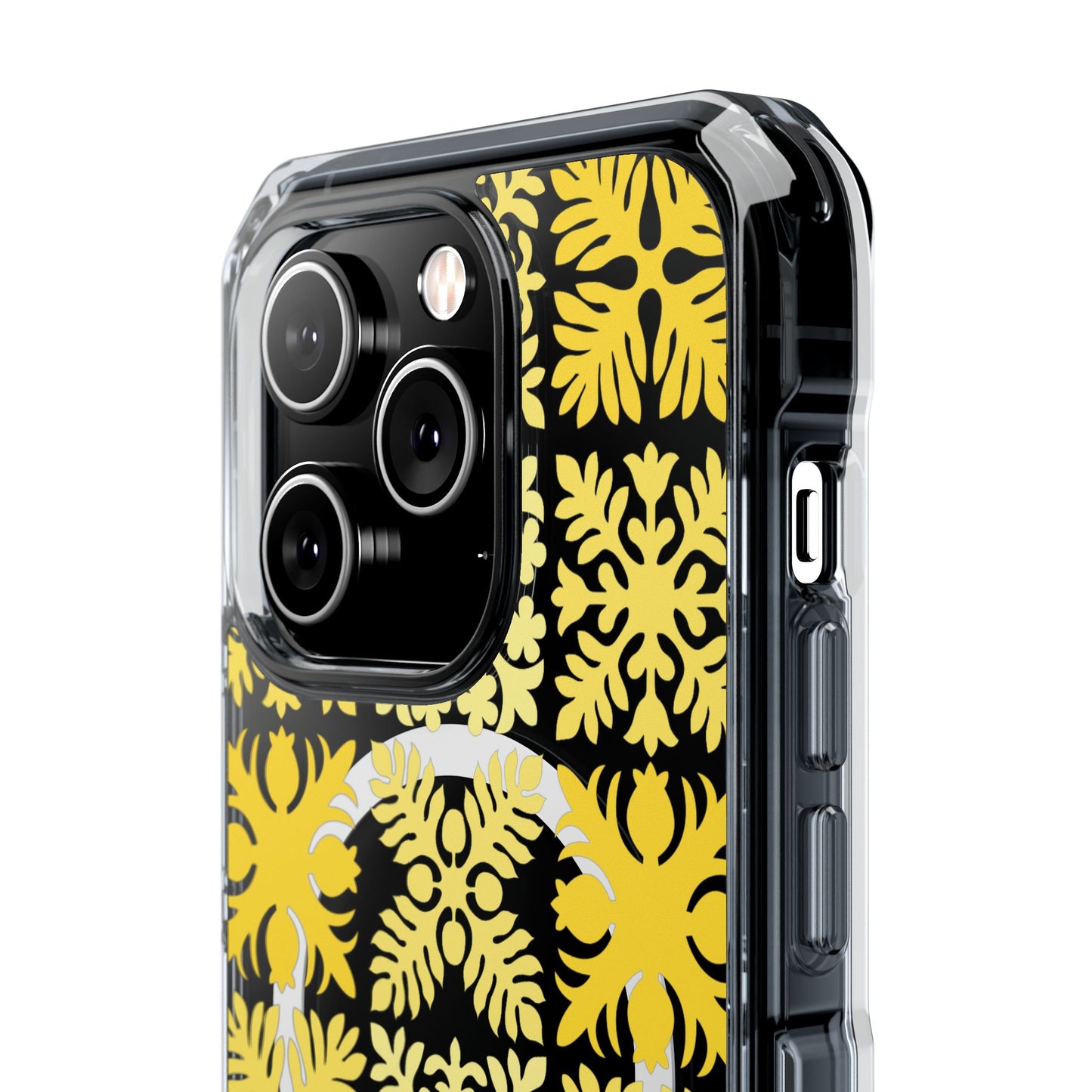 Clear Yellow Hawaiian Quilt MagSafe