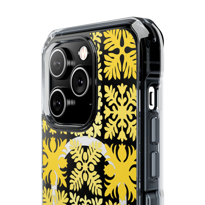 Clear Yellow Hawaiian Quilt MagSafe