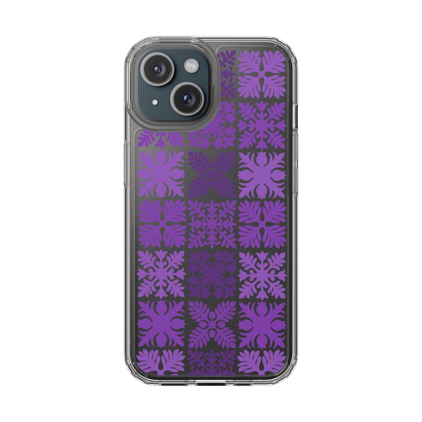 Clear Purple Hawaiian Quilt Standard