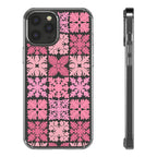 Clear Pink Hawaiian Quilt Standard