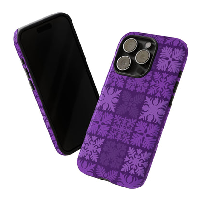 Purple Hawaiian Quilt Standard