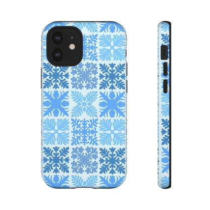 Light Blue Hawaiian Quilt Standard