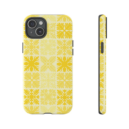Yellow Hawaiian Quilt Standard