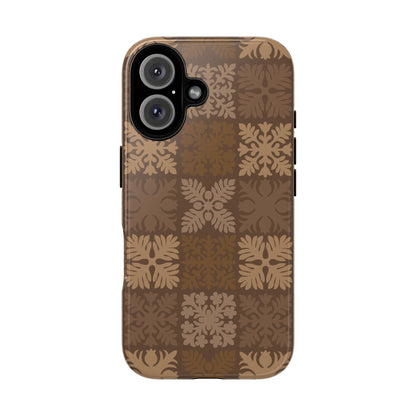 Brown Hawaiian Quilt Standard