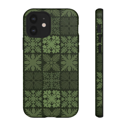 Green Hawaiian Quilt Standard