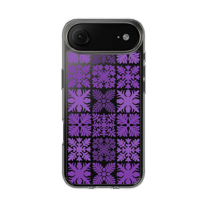 Clear Purple Hawaiian Quilt Standard