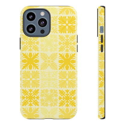Yellow Hawaiian Quilt Standard